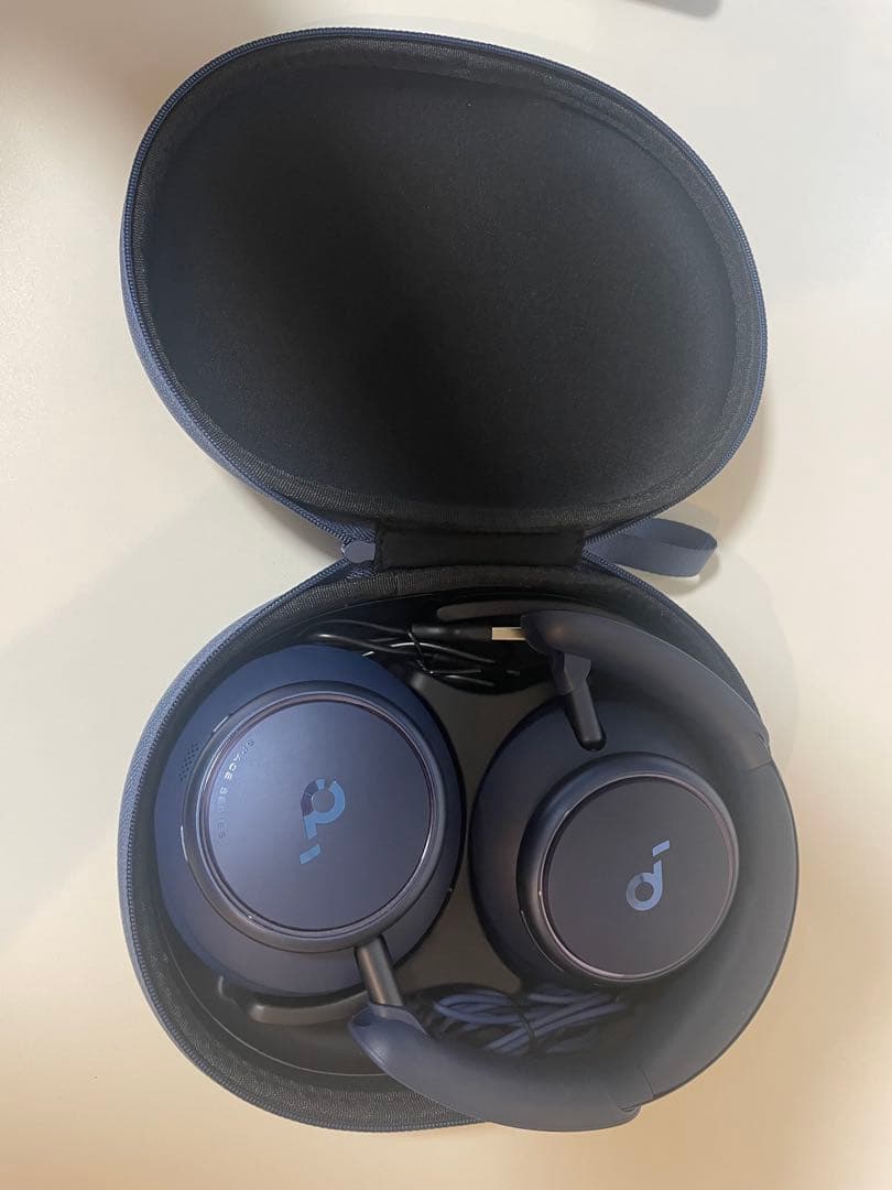 Anker Soundcore SPACE Q45 ヘッドホン ネイビー