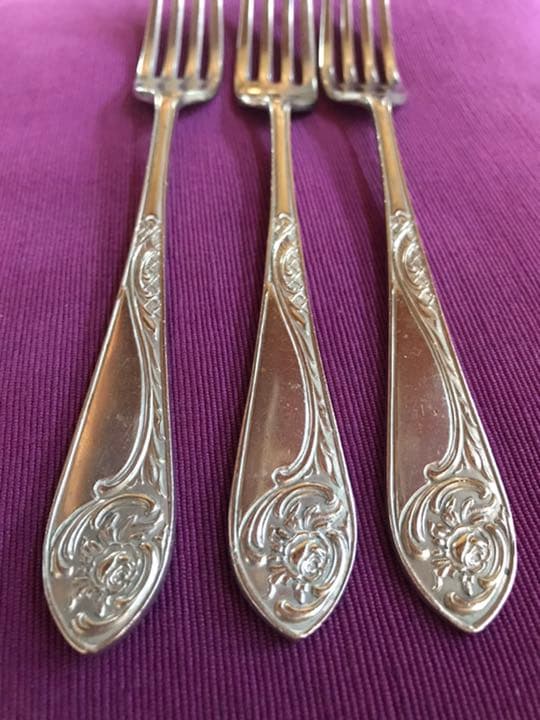 ★英国 アンティークフォーク1900s Potter Sheffield