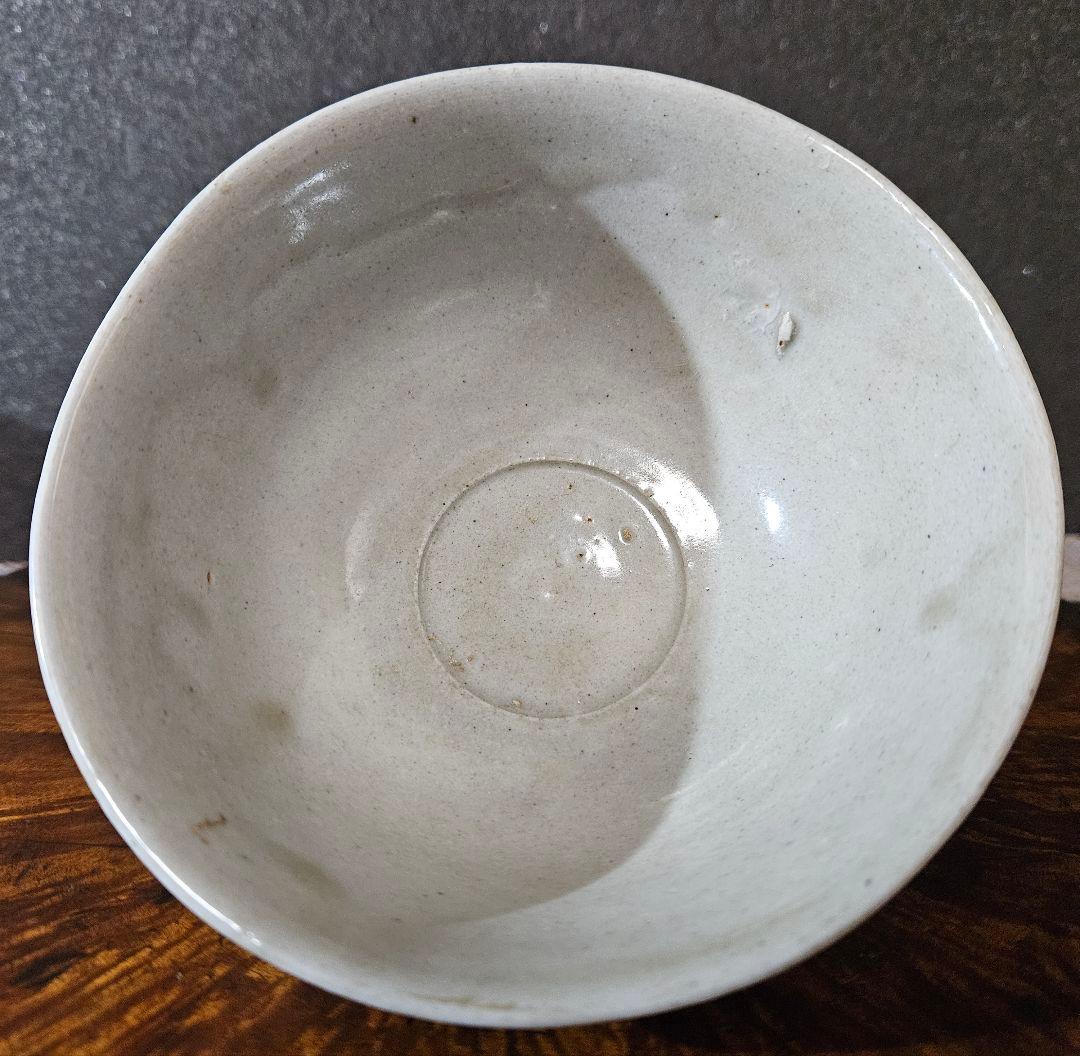 【李朝コレクター放出品❗】李氏朝鮮時代　朝鮮古陶磁器　李朝白磁　茶碗　茶道具茶器