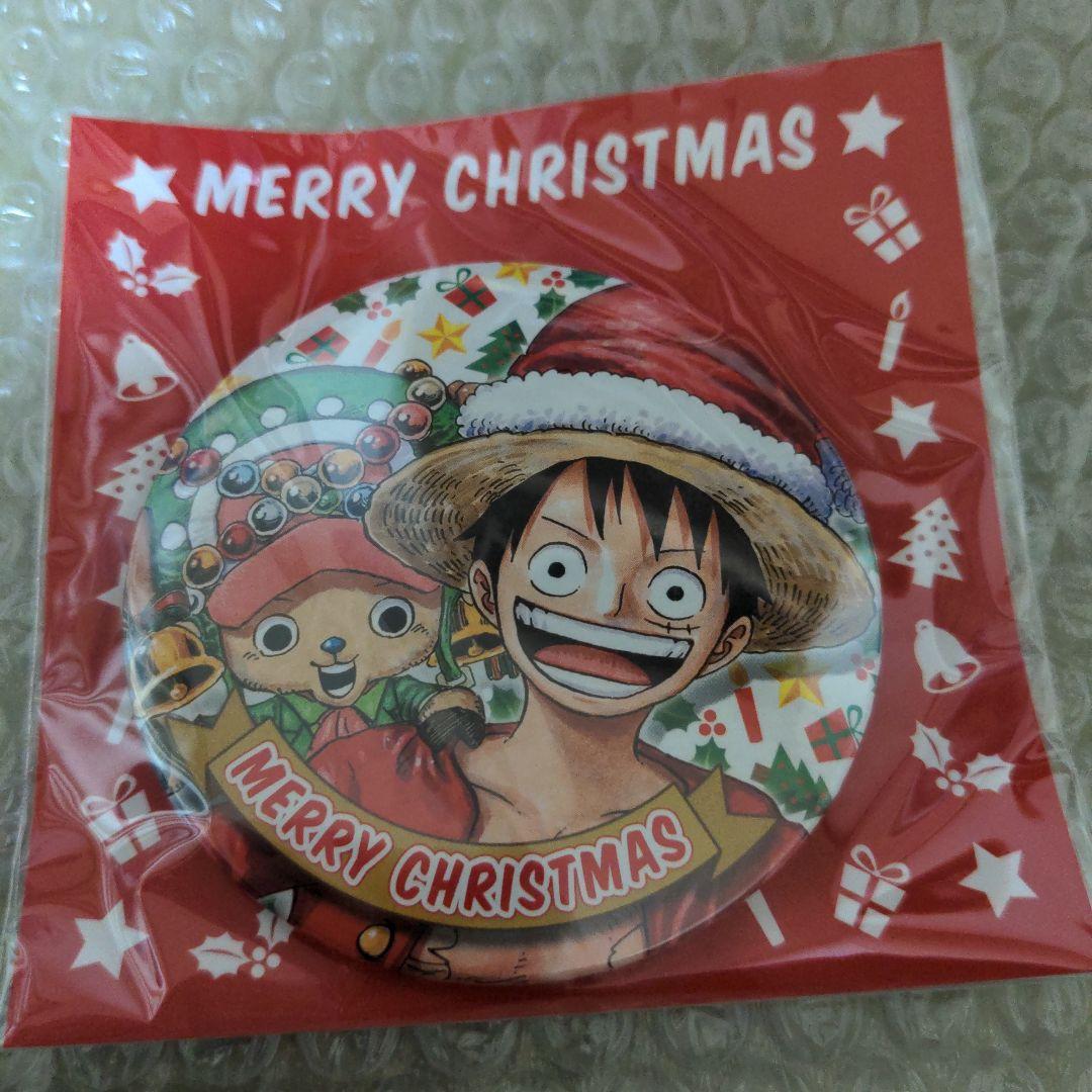 ワンピース　クリスマス特製缶バッジ　2018　ルフィ＆チョッパー