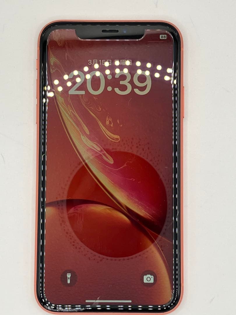 iPhone XR コーラル 本体 箱付き Apple スマートフォン【O22】