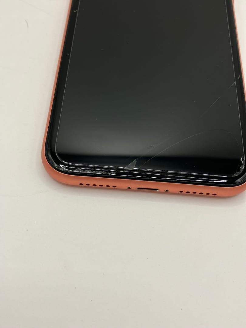 iPhone XR コーラル 本体 箱付き Apple スマートフォン【O22】