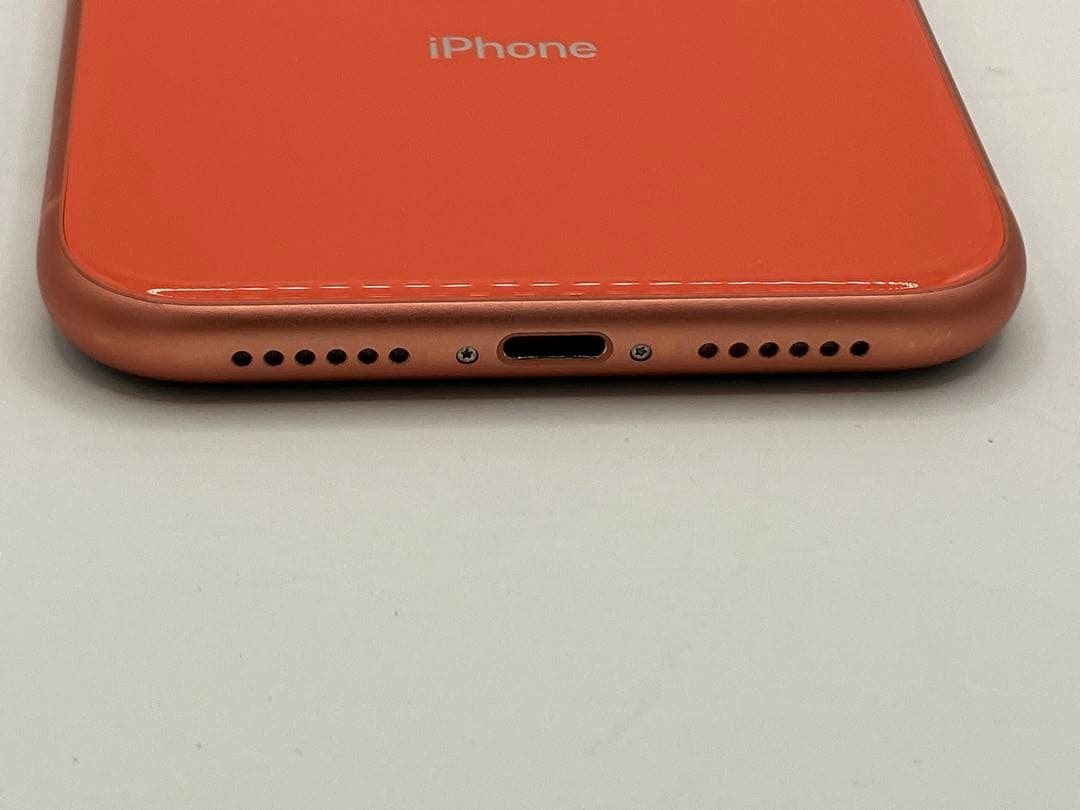 iPhone XR コーラル 本体 箱付き Apple スマートフォン【O22】