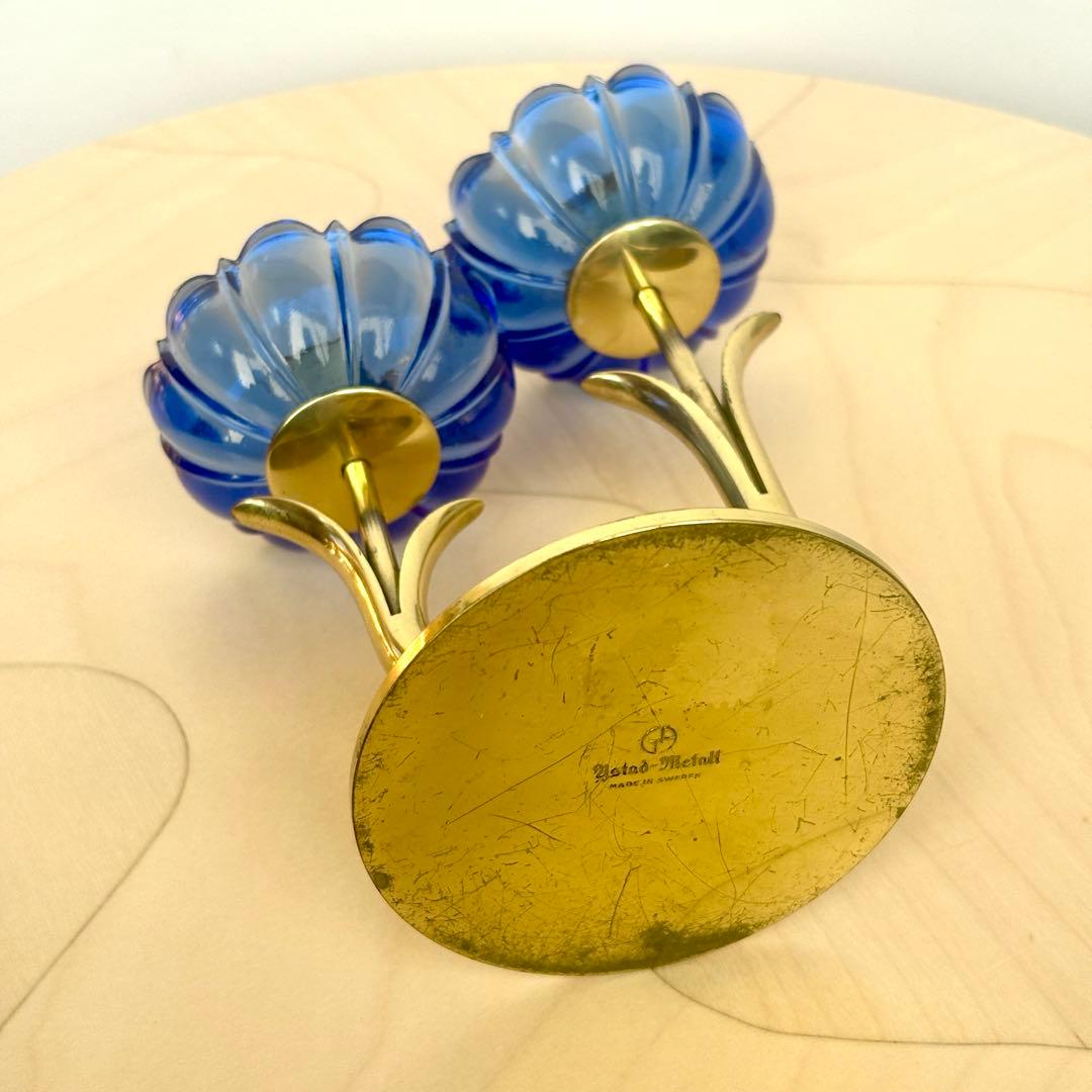 Gunnar Ander グンナーアンダー アンデル キャンドルホルダー ブルー