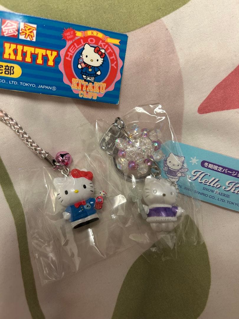 ハローキティ ストラップ 2点セット