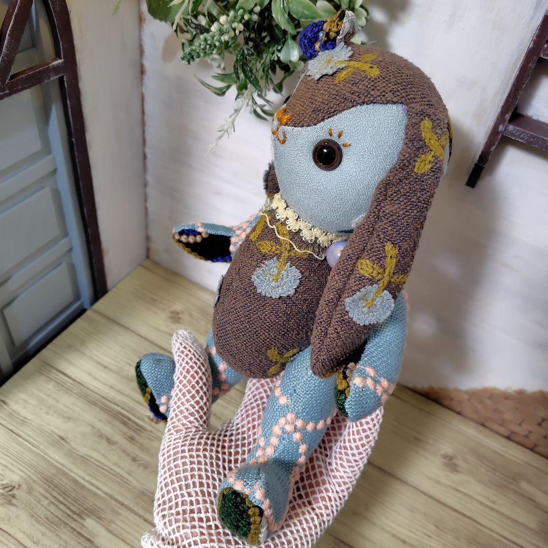 ミナペルホネン＊ハンドメイド＊ぬいぐるみ＊ウサコ＊③