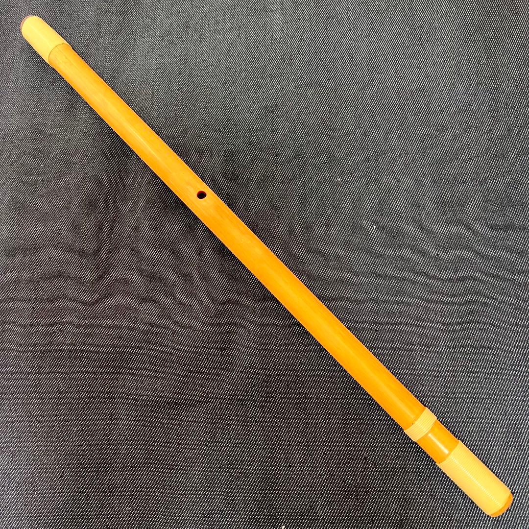 篠笛 阿波踊り 6本調子 （B♭ドレミ調）みさと笛 神下先生 天地籐巻