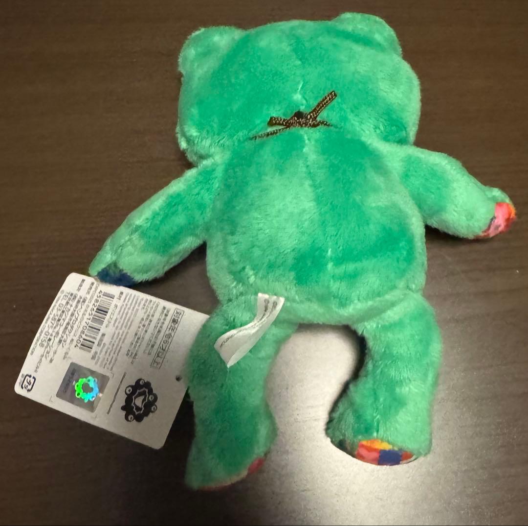新品タグ付 万博 ミャクミャク かえるのピクルス ぬいぐるみ ビーンドール 緑