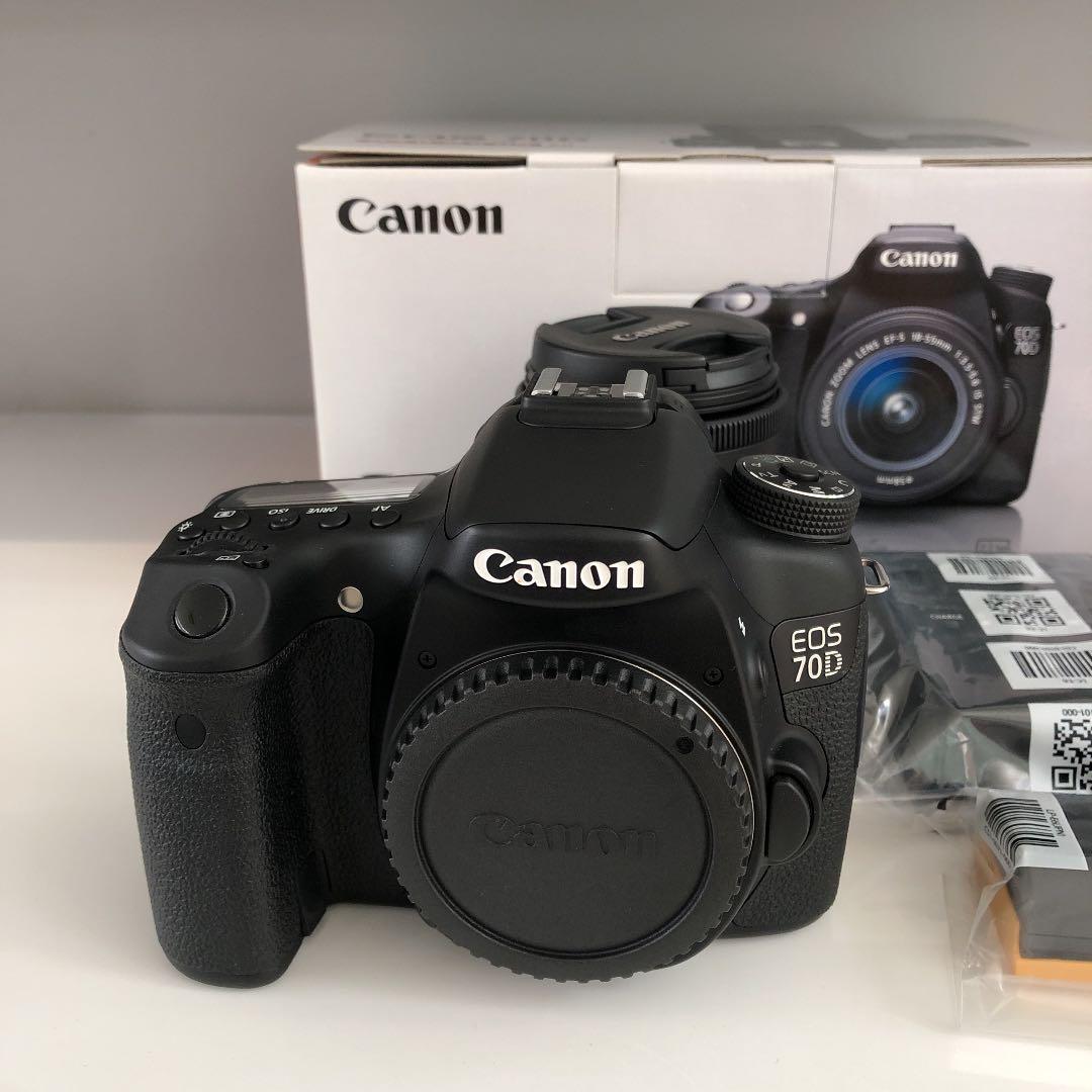 Canon EOS 70D 美品 + 購入時の付属品全て