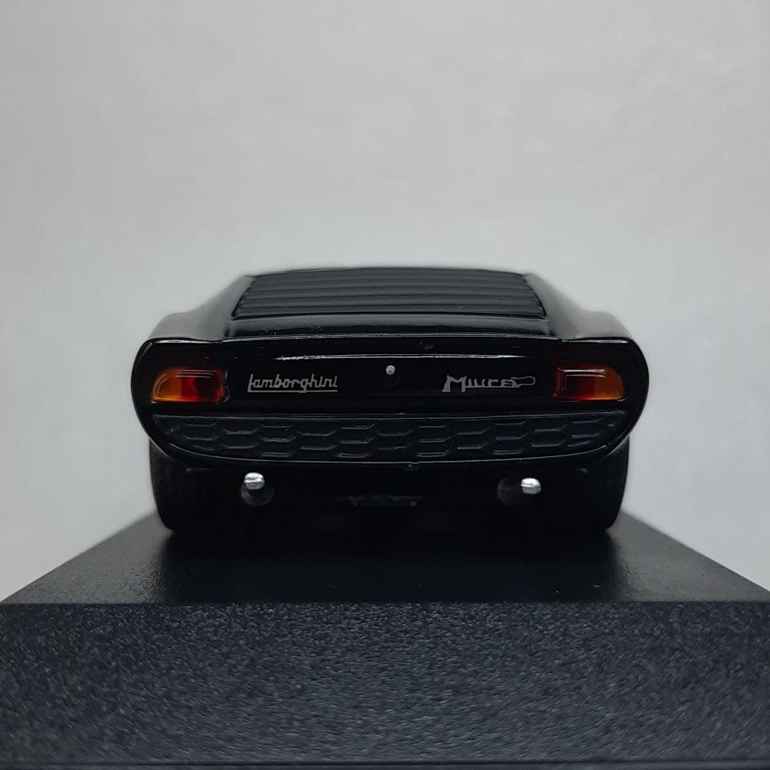 目玉商品！ミニチャンプス ランボルギーニ ミウラ ブラック 1/43 ミニカー