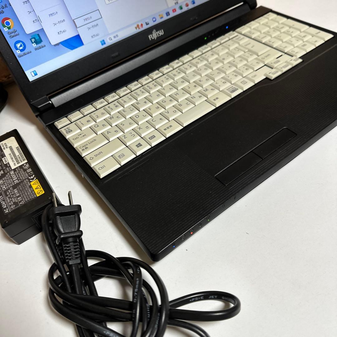 富士通ノート PC 高速起動SSD Windows11 オフィス付き