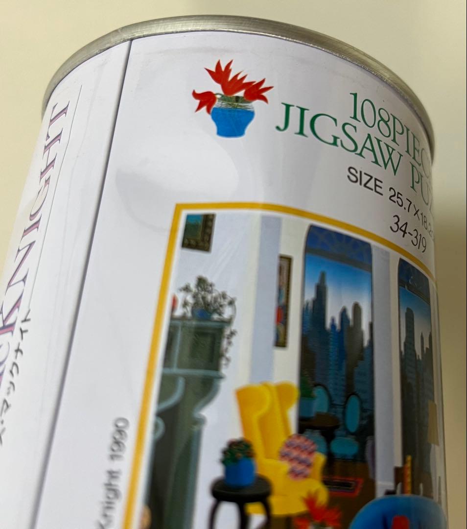 稀少未使用品☆トーマスマックナイト/ブルーカウチ ジグソーパズル缶 108ピース