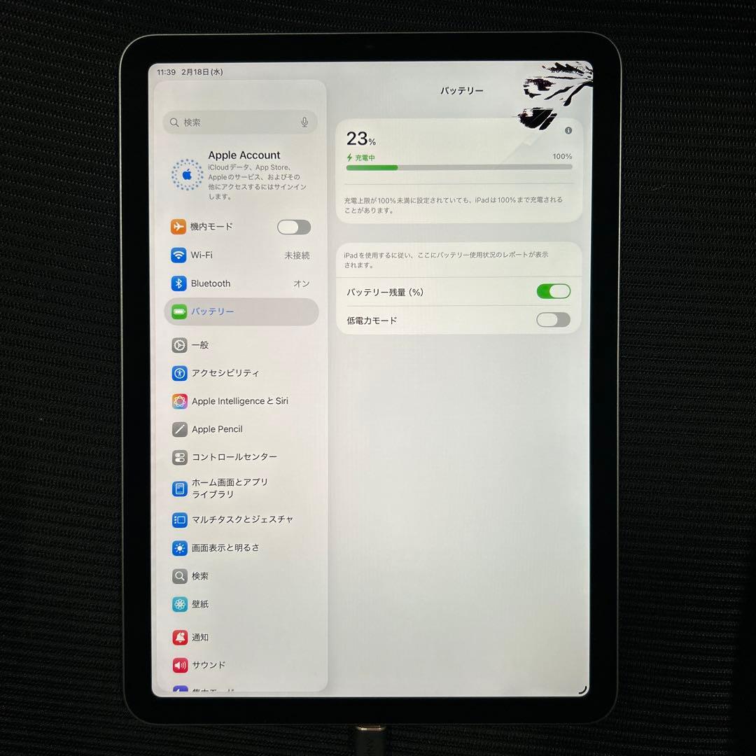 訳あり　Apple iPad Air (第５世代) Wi-Fi 64GB グレイ