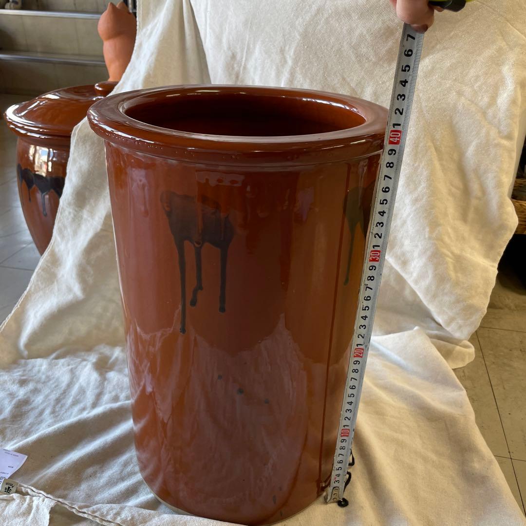 日本製　切立　壺　蓋なし