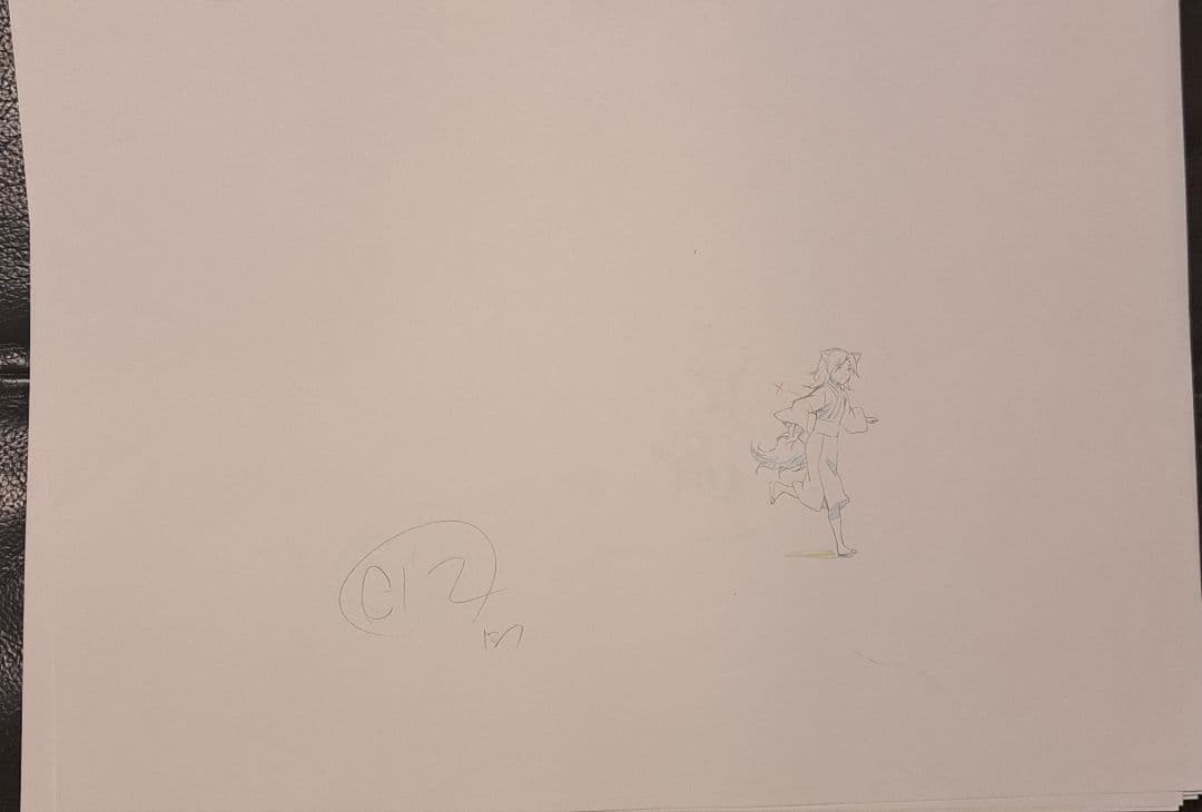 夏目友人帳 13話 直筆 原画 12枚 名取 小狐