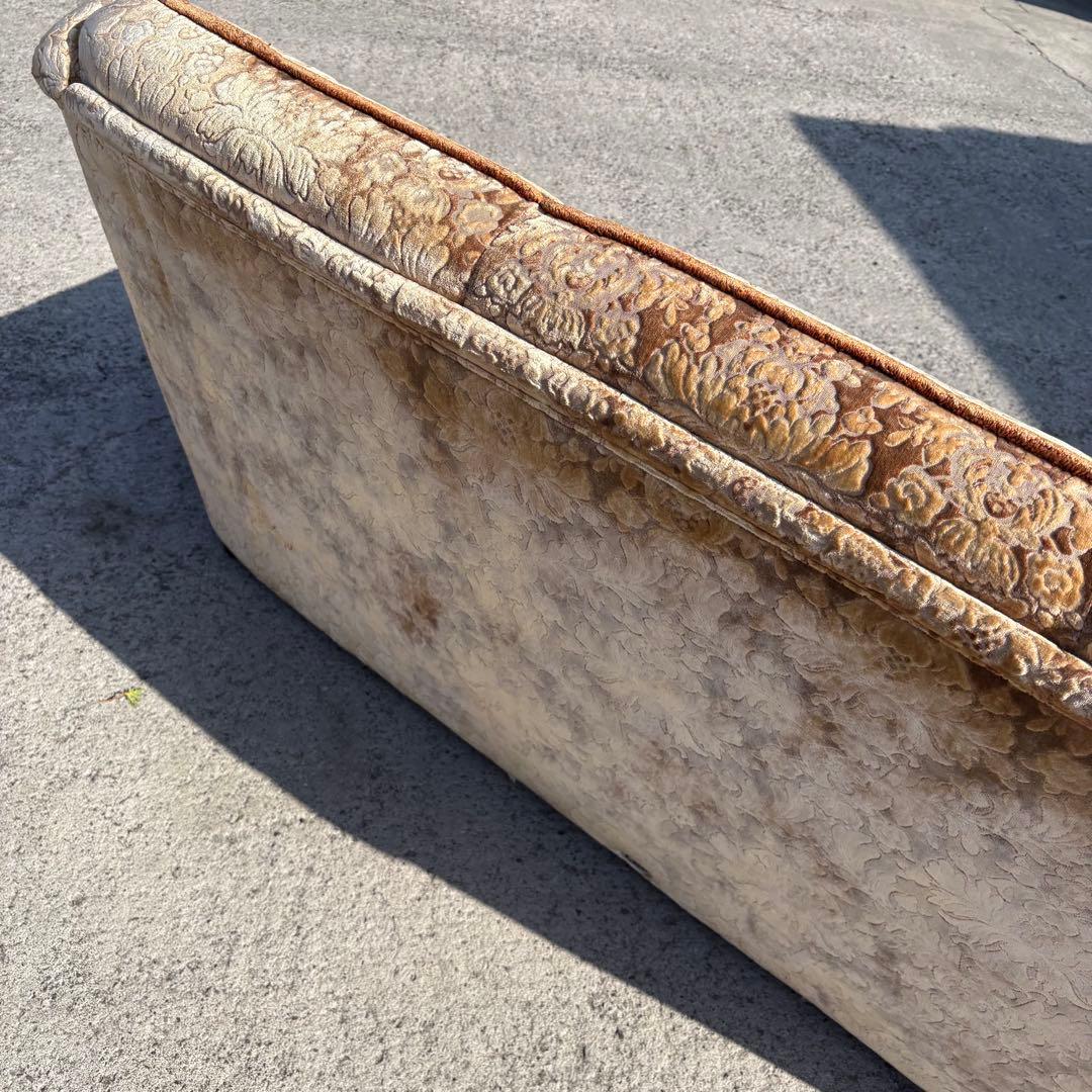 カリモク 金華山 3人掛けソファ アームチェア 昭和レトロ ヴィンテージ 古家具