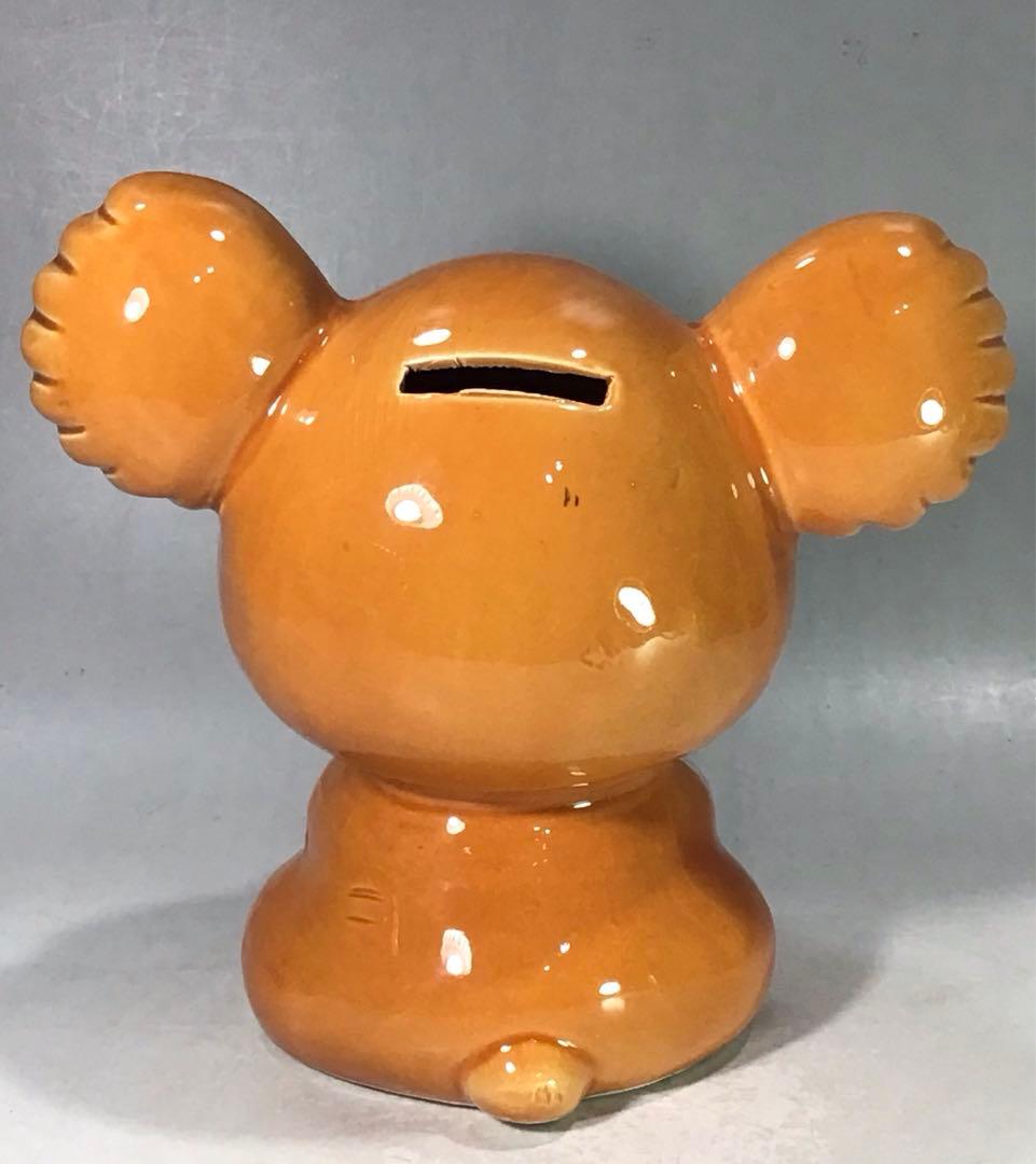 昭和レトロ コアラ ファンシー 陶器 貯金箱 人形 宇山あゆみ 内藤ルネ 駄玩具