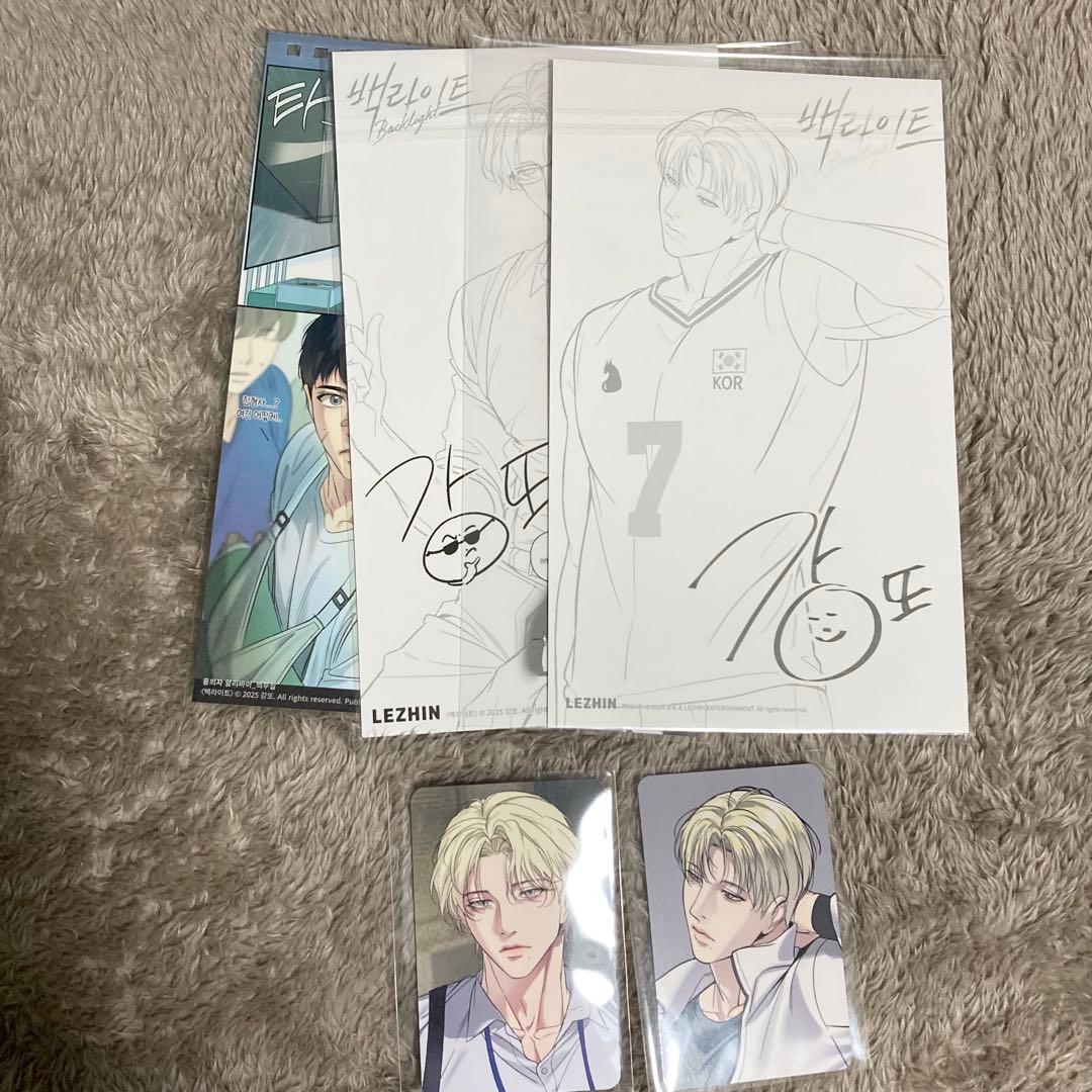 韓国BL バックライト シーズングリーティング カレンダー＆フォトカード・トレカ