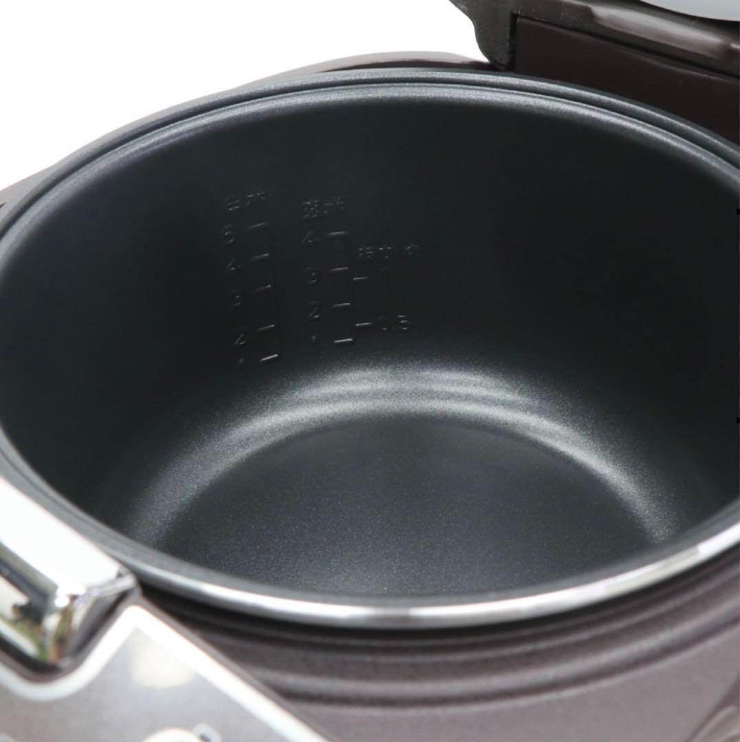 炊飯器　5号炊き　炊飯ジャー　スチーム調理　ブラック　黒　マイコン式　ブラック