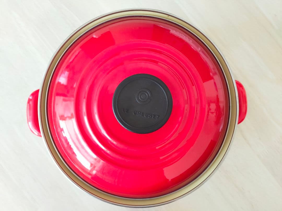 ル・クルーゼ 両手鍋 20cm チェリーレッド