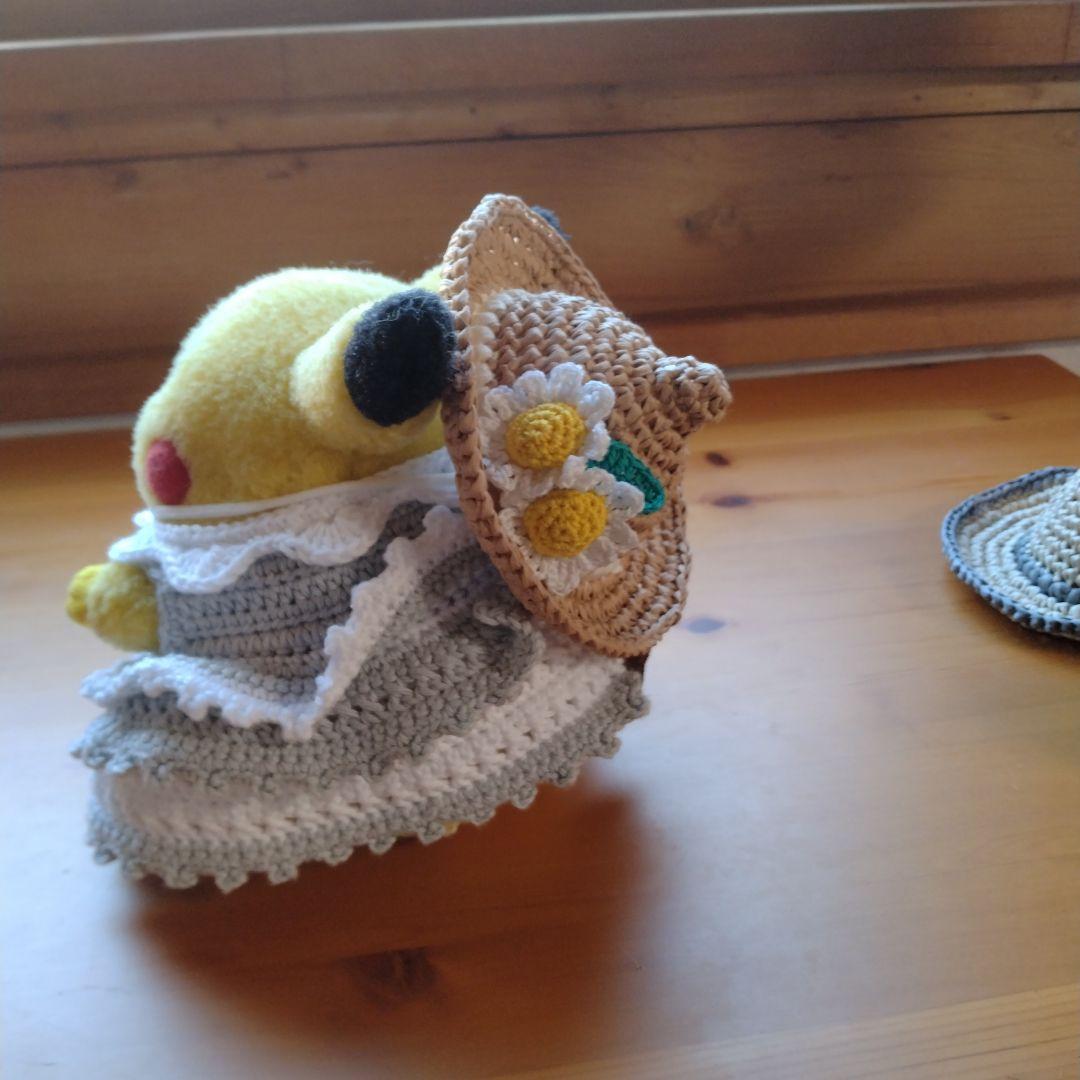 ピカチュウ 着せ替え 帽子付きハンドメイド