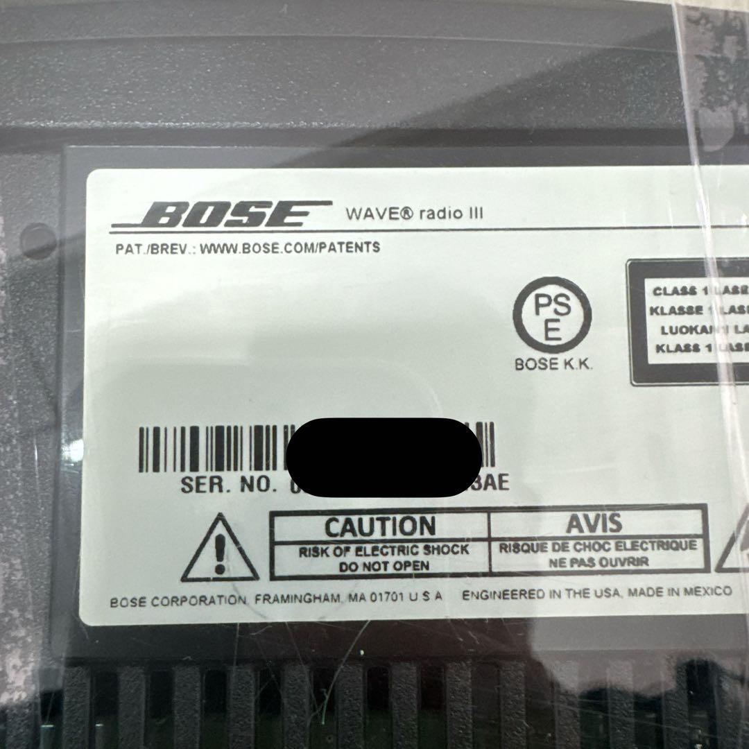 美品 付属多数 BOSE WAVE RADIO III
