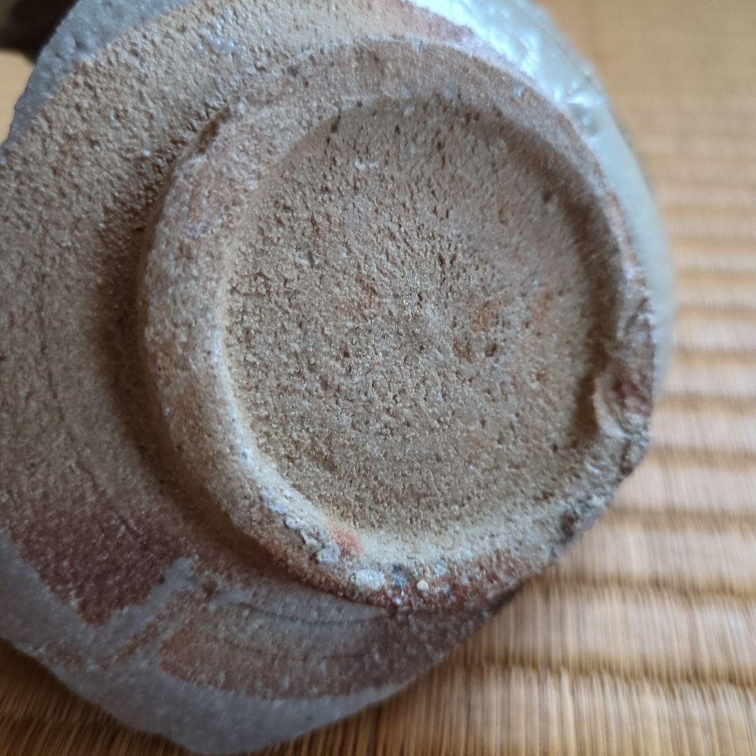 緑色内側の半球陶器　丸壺の欠片　古唐津の陶片　飯胴甕窯　壺形