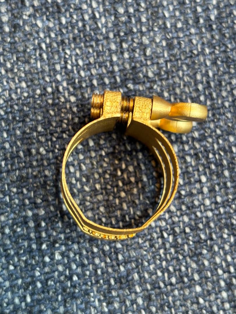 playnick B♭クラリネットリガチャー ゴールド