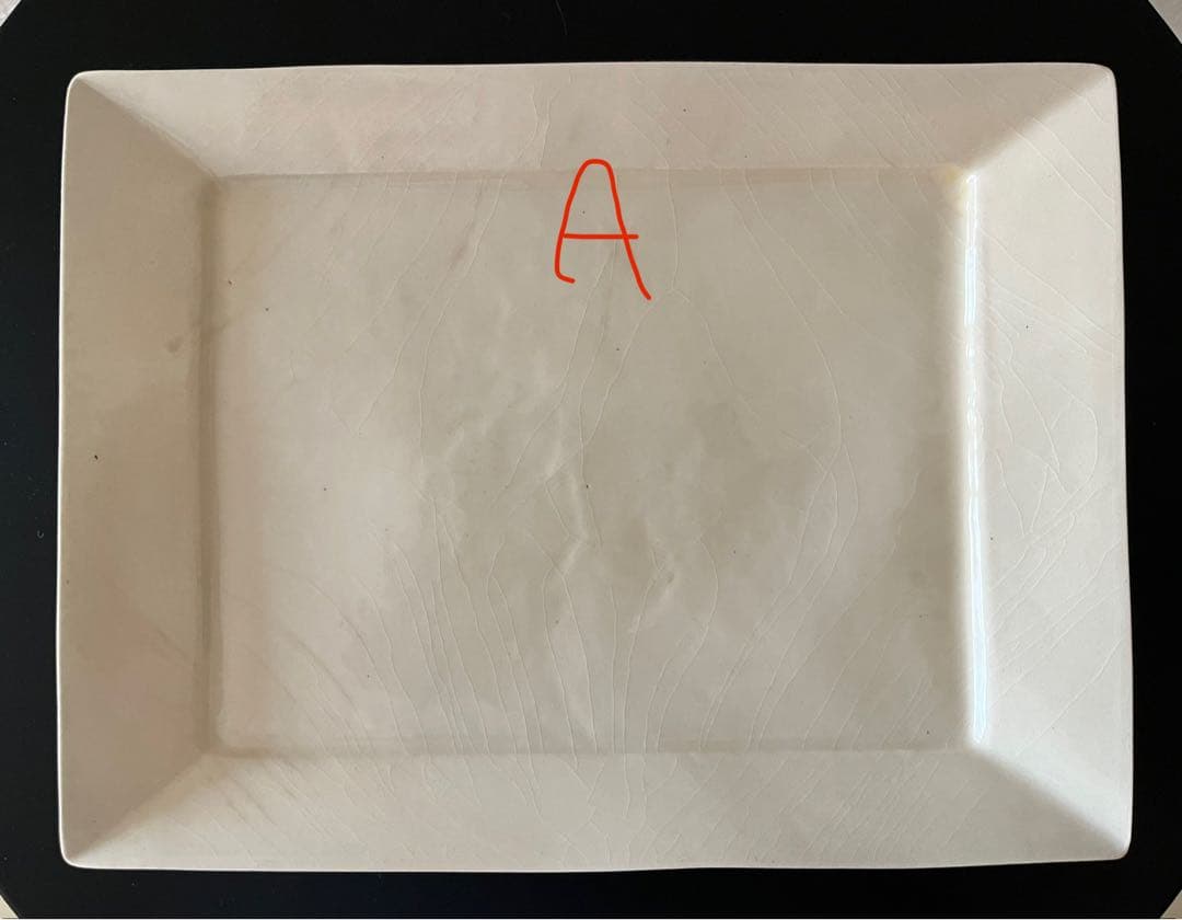 棚橋祐介さん　四角皿(M) 2枚セット