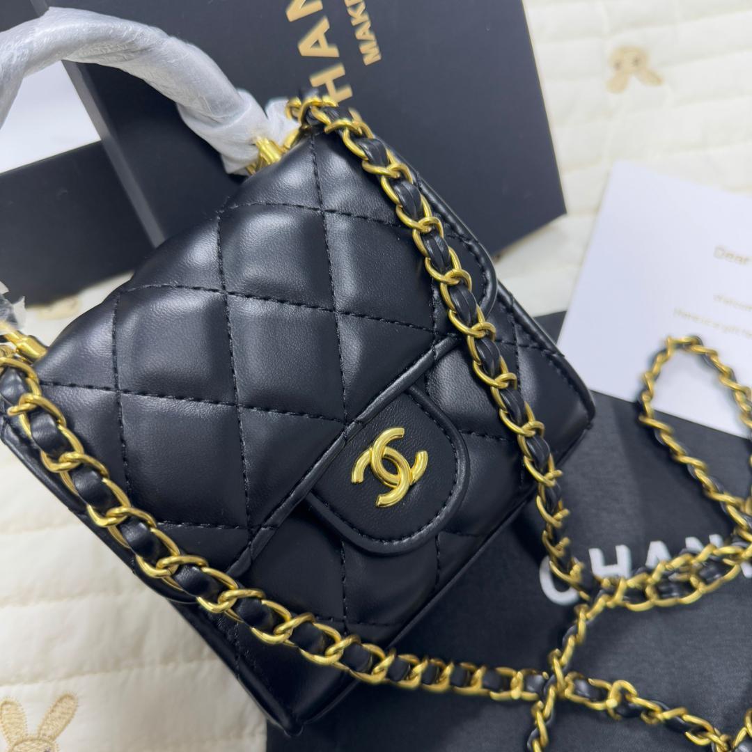 VIP限定 ブラックレザーショルダーバッグ