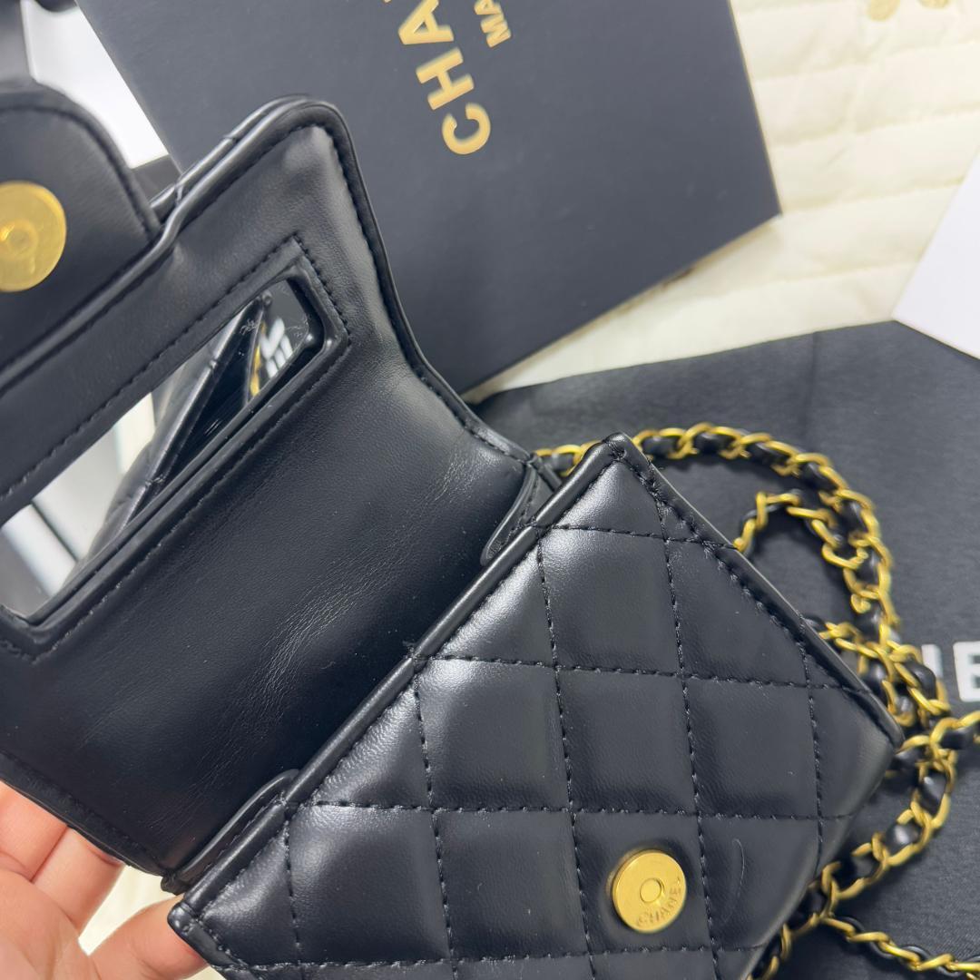 VIP限定 ブラックレザーショルダーバッグ