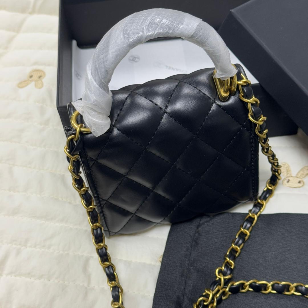 VIP限定 ブラックレザーショルダーバッグ