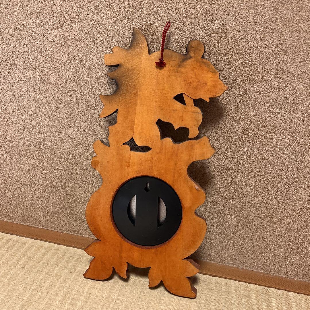 木彫りクマの温度計