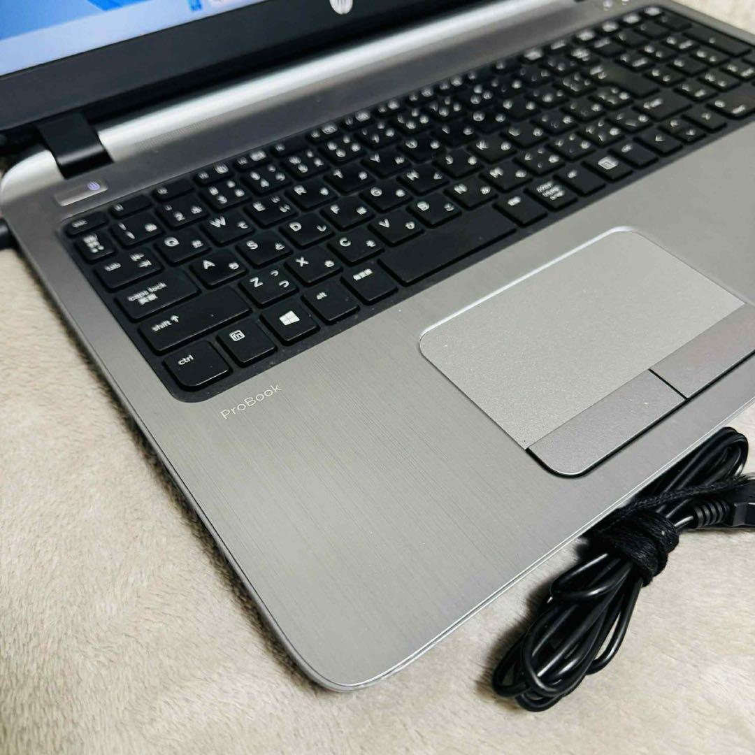 S257 HPノートパソコンi5高速WEBカメラSSDサクサクWindows11