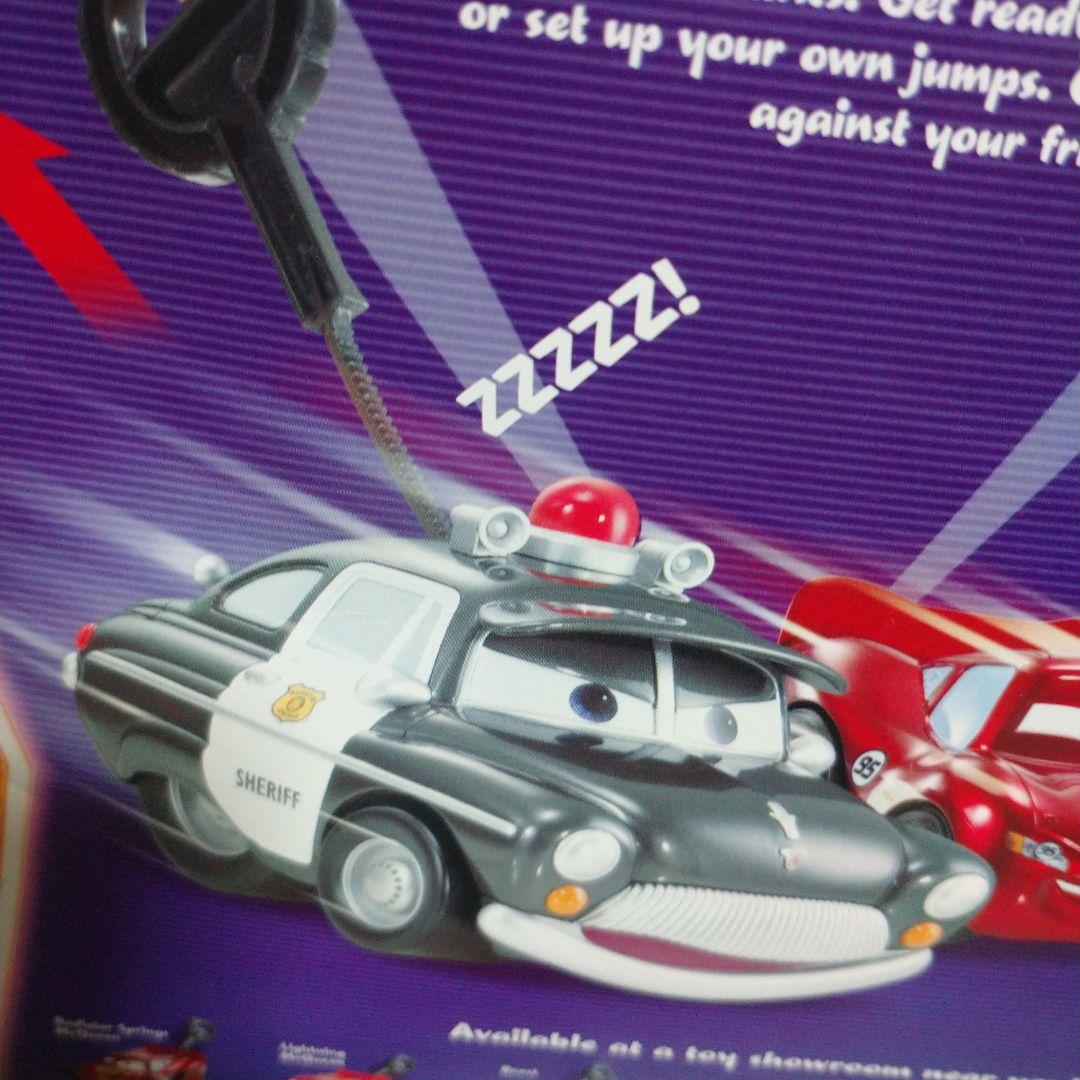 【新品未使用レア】ディズニーピクサー カーズシェリフ フライホイールレーサーズ2