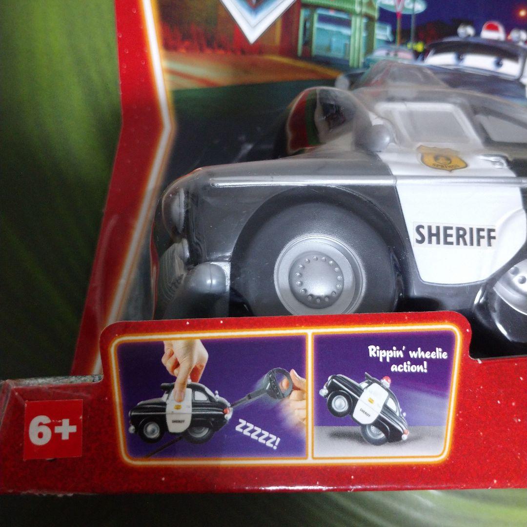 【新品未使用レア】ディズニーピクサー カーズシェリフ フライホイールレーサーズ2