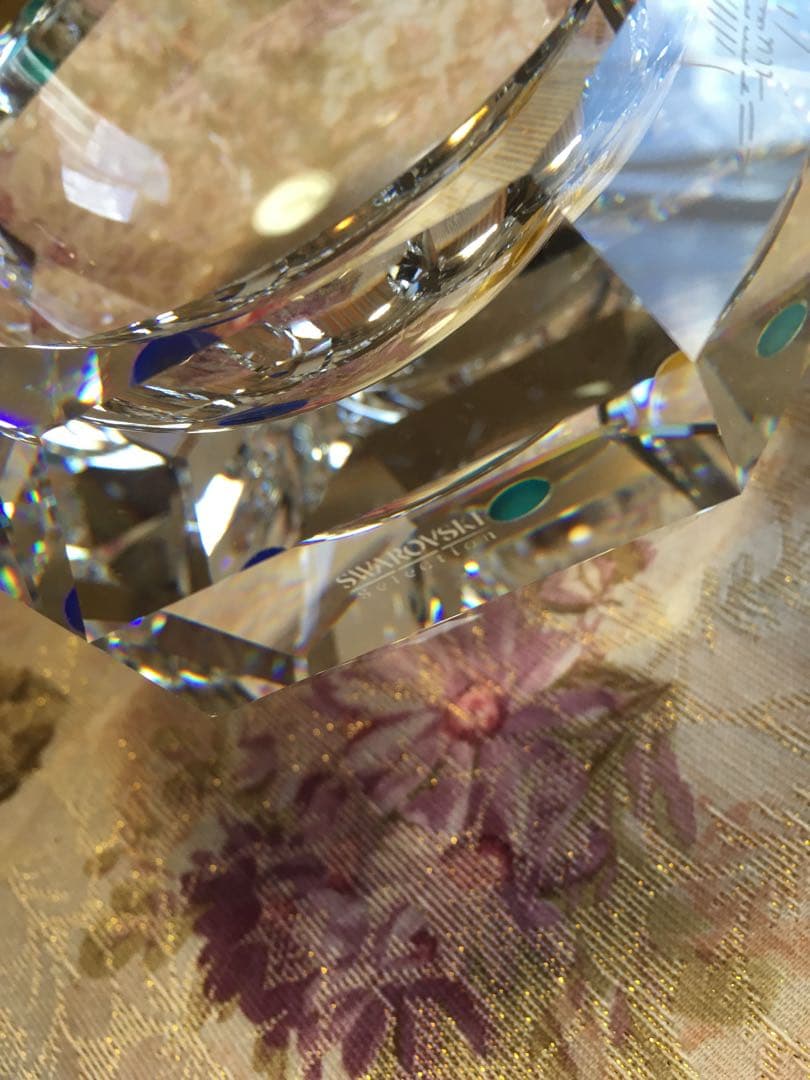 スワロフスキー　オブジェ　小物入れ
