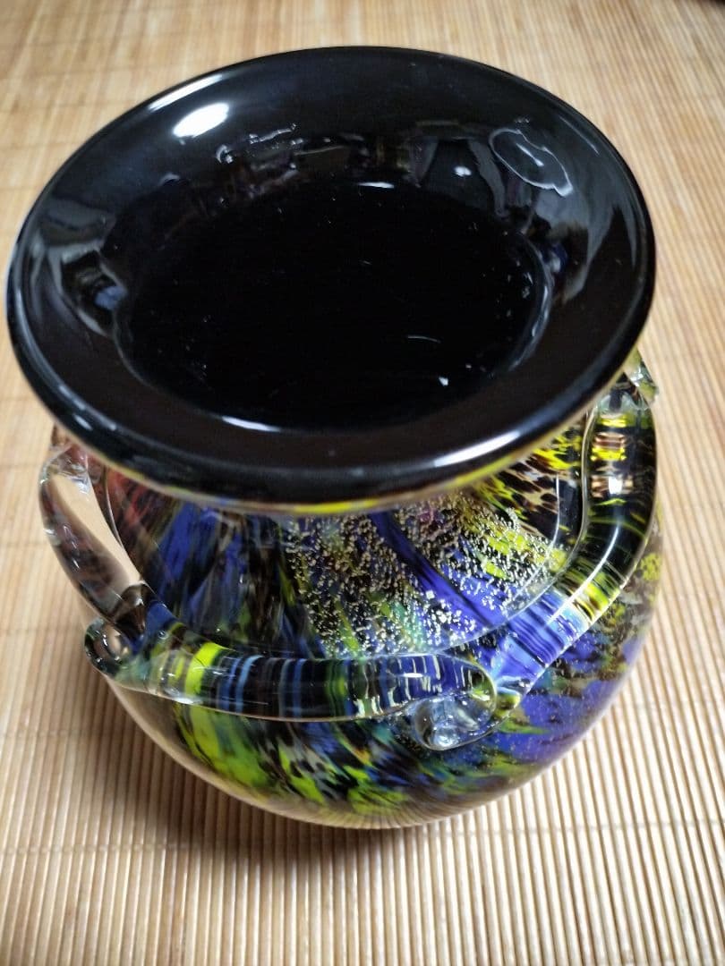 多色ガラス花瓶 インテリア コレクション