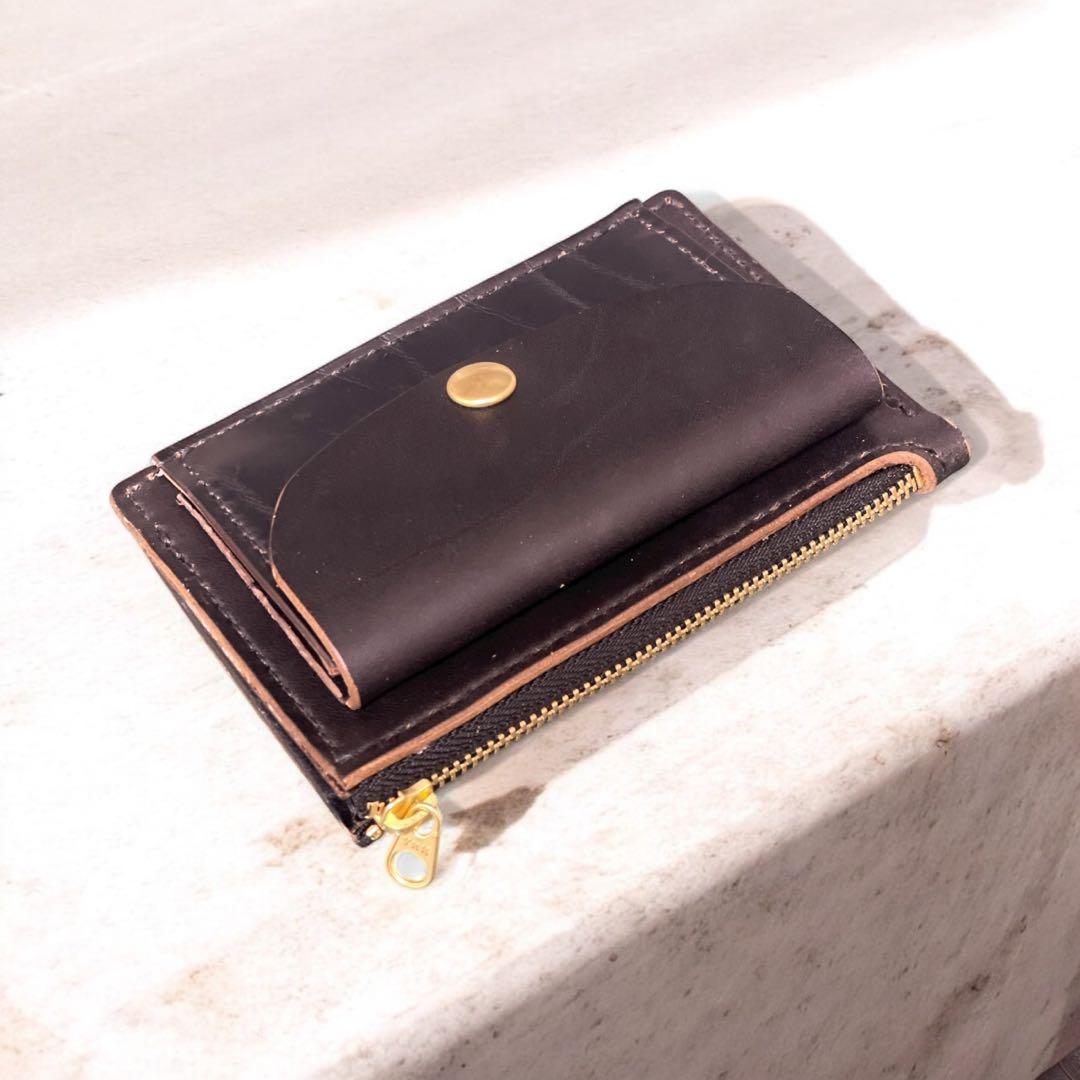 【受注生産】トラッカーウォレット SSsize 革:ホースバット