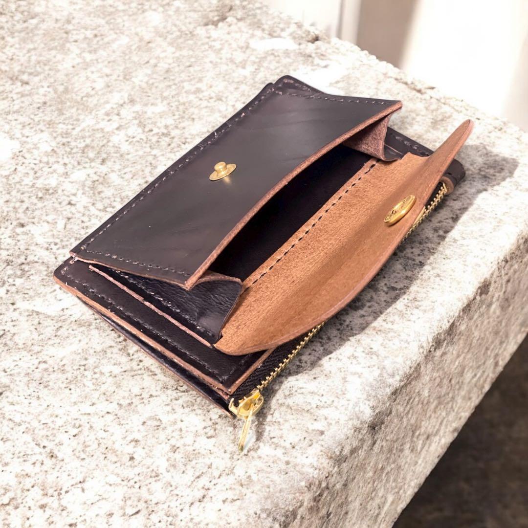 【受注生産】トラッカーウォレット SSsize 革:ホースバット