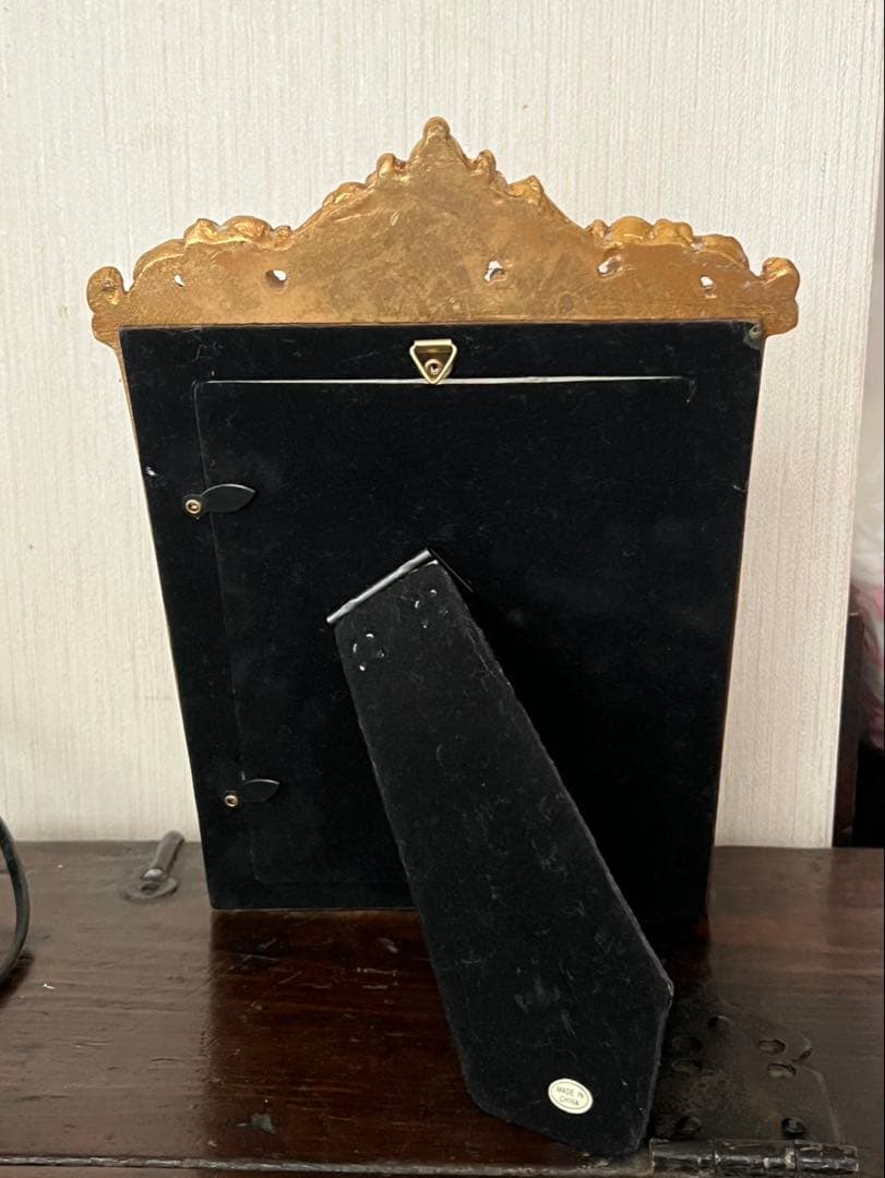 《ヴィンテージ》GOLD木製フォトフレーム◇ヨーロッパ購入