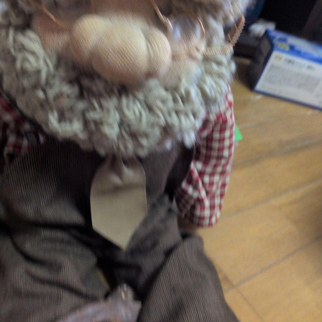 ひげのあるおじいさんの布製人形