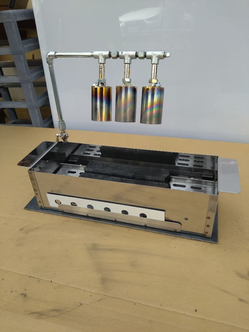 炭火焼きコンロ 火起こし器セット 新品 送料無料 魚介類海鮮漁港漁師飯