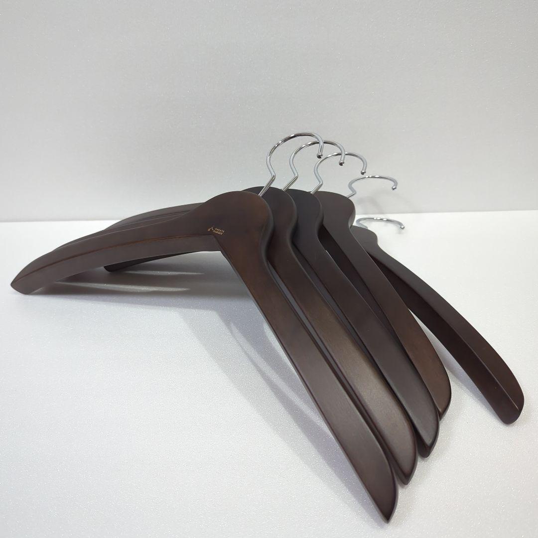 NAKATA HANGER スモークブラウン シャツハンガー 5本セット 02