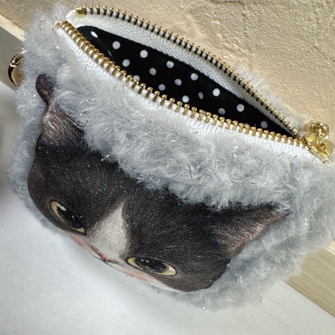 ゆ*ら様 コヤンイサムチョン♡ハチワレにゃん勢揃い！千鳥格子のトートバッグ♡ジョ