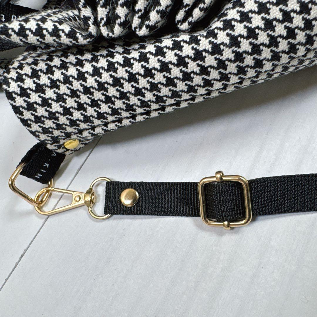 ゆ*ら様 コヤンイサムチョン♡ハチワレにゃん勢揃い！千鳥格子のトートバッグ♡ジョ