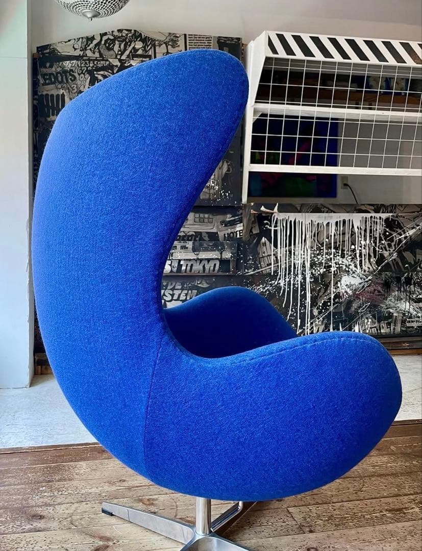エッグチェア　リプロダクト　ブルー