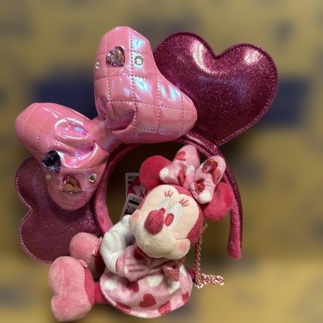 ディズニー パルパルーザ ミニーのファンダーランド カチューシャ チャーム 2点