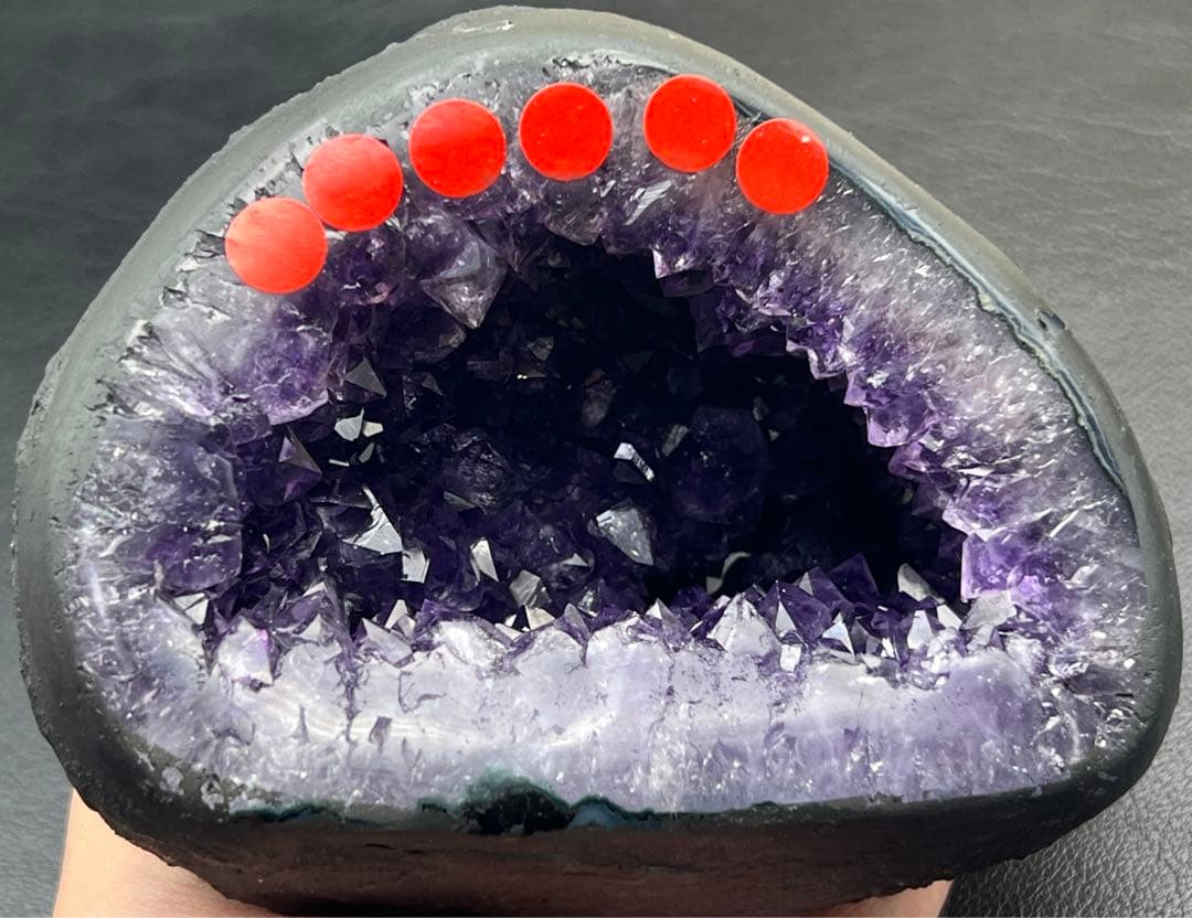 ウルグアイ産ミニアメジストドーム　最高品質　一点物　美品　パワーストーン　浄化