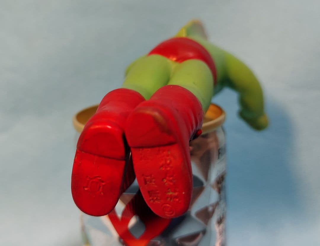 昭和レトロ 中嶋製作所当時物 タイガーマスク ザ・ピラニアン初期ポーズミニソフビ